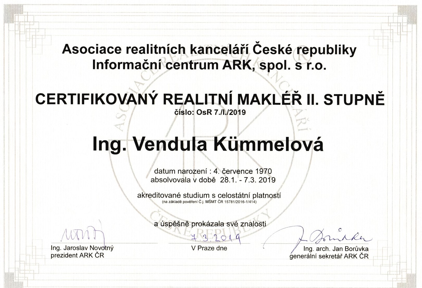 Foto makléře