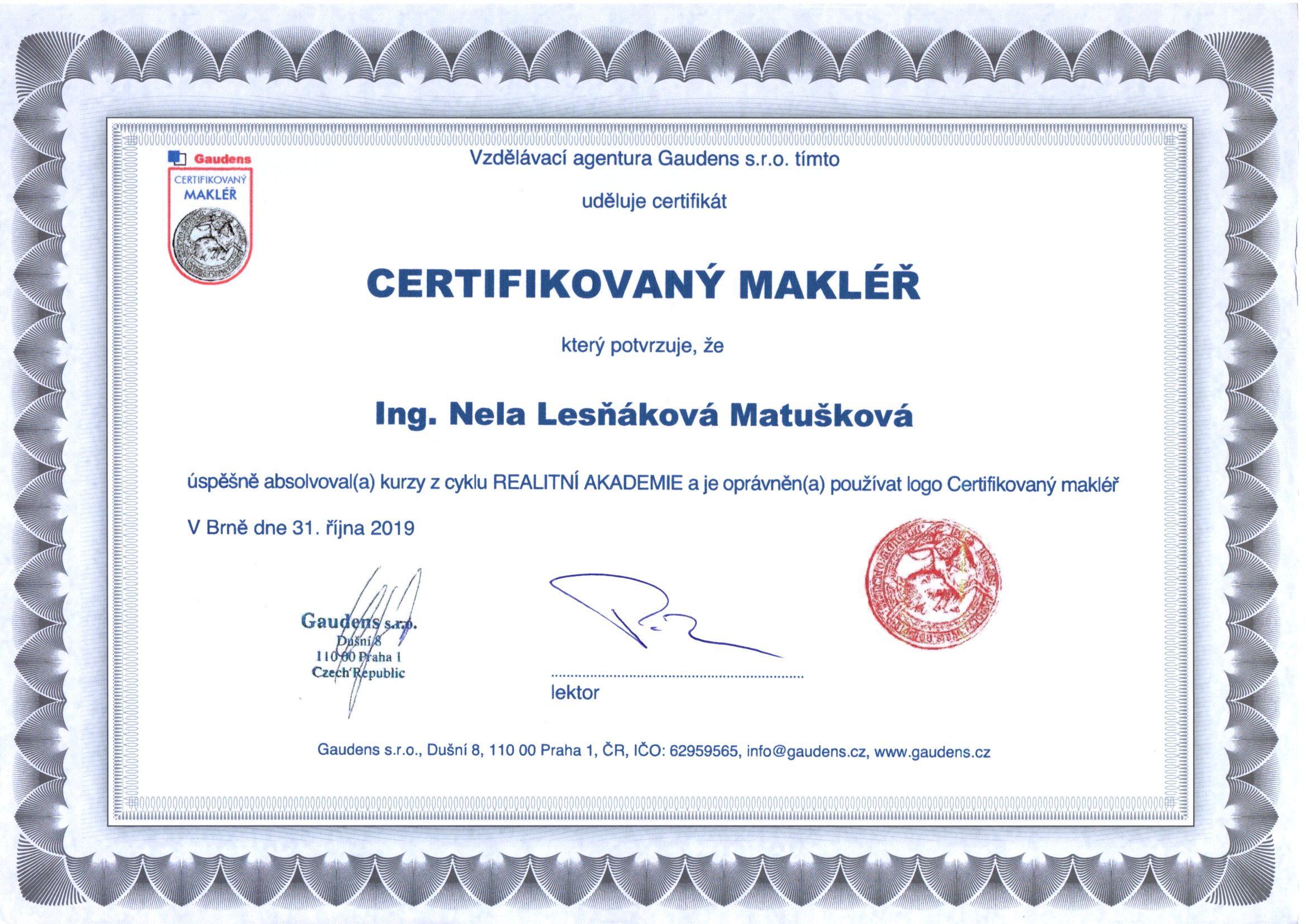 Foto makléře