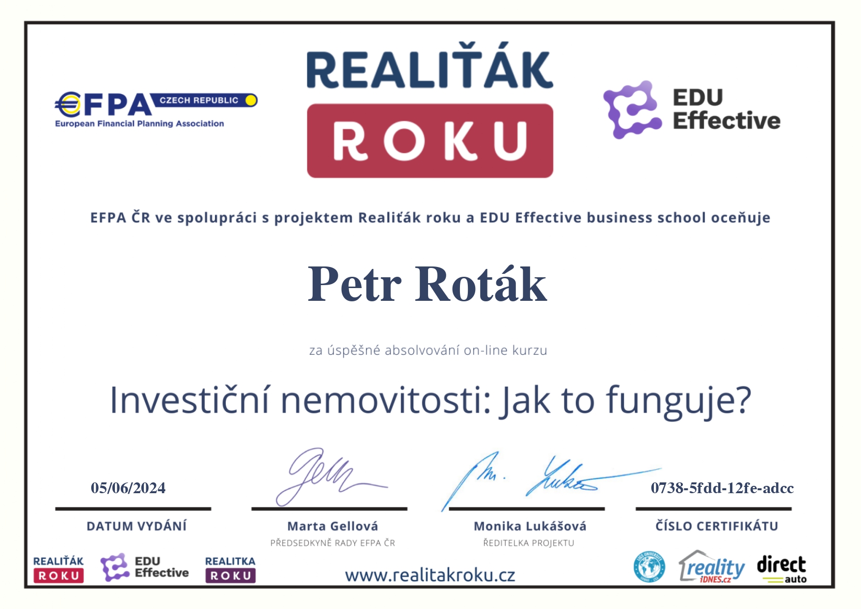 Foto makléře